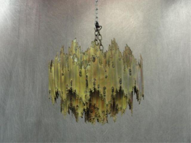 Appraisal: Evans Style Midcentury Chandelier From a Queens NY estate Dimensions