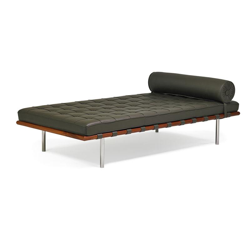 Appraisal: VAN DER ROHE KNOLL Barcelona daybed Condition Report One gouge