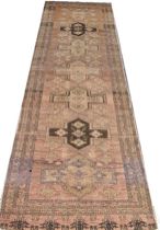 Appraisal: A Tribal Serab Runner th Century Soft earth tone brown