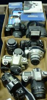 Appraisal: Two box lots Lot of Nikon AF cameras and lenses