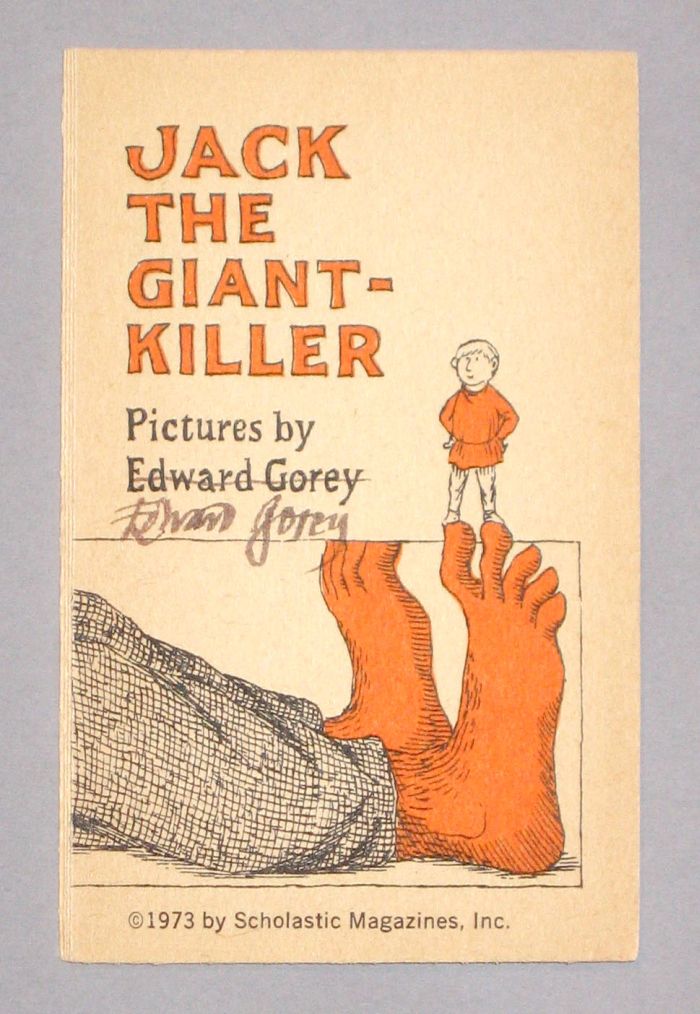 Appraisal: vols wrapper Edward Gorey Gorey Edward illustrator Jack The Giant