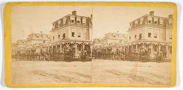 Appraisal: Civil War Barracks National Asylum for D V S Stereoview