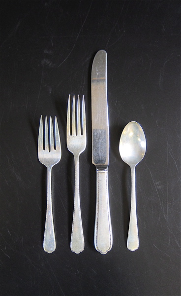 Appraisal: INTERNATIONAL STERLING SILVER FLATWARE SET forty-nine pieces in the Windermere