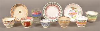 Appraisal: Cups and Saucers and one glass Friendship Mug Lot of