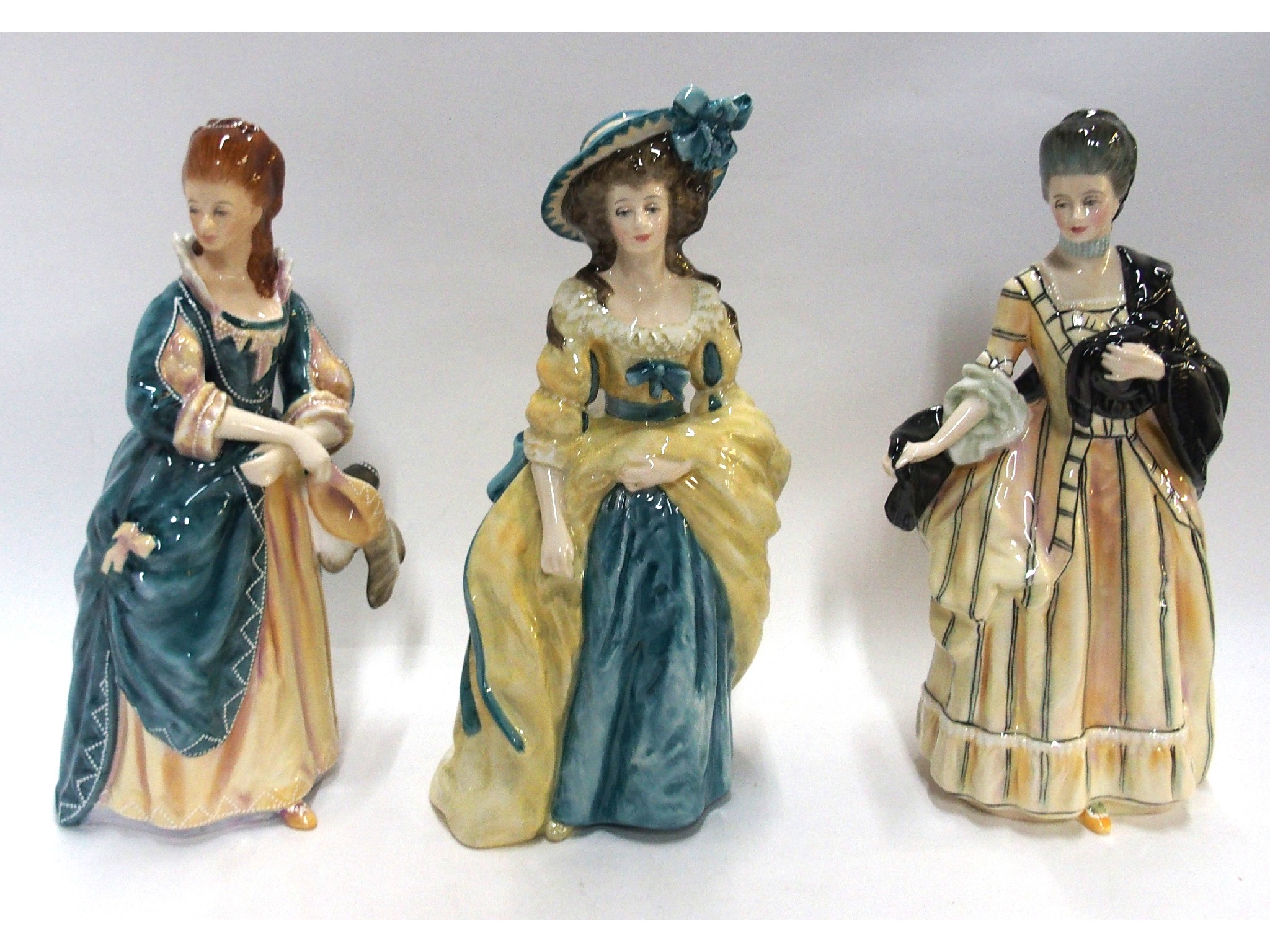 Appraisal: Three Royal Doulton figures 'Sophia Charlotte Lady Sheffield' HN 'The