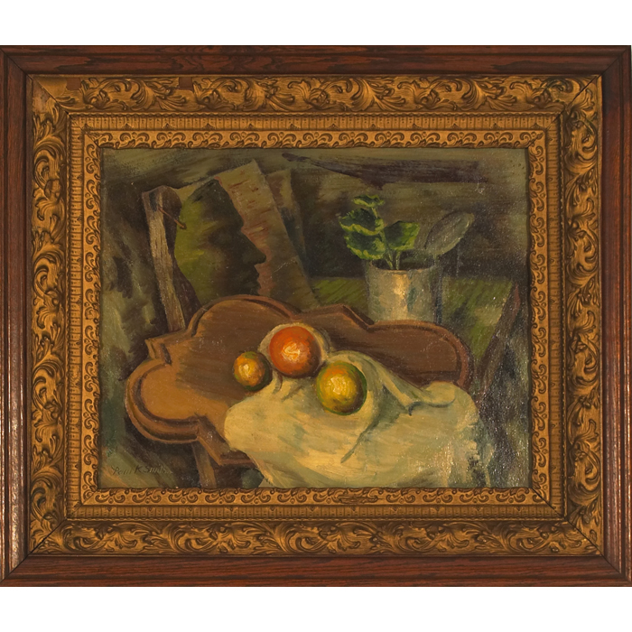 Appraisal: Paul Kauver Smith American - Still Life with Fruit oil