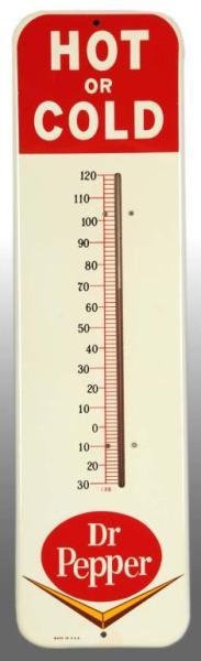 Appraisal: Tin Dr Pepper Thermometer Description Clean and crisp Condition Near