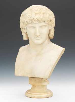 Appraisal: A Grand Tour Carved Marble Bust of Antonius Well carved