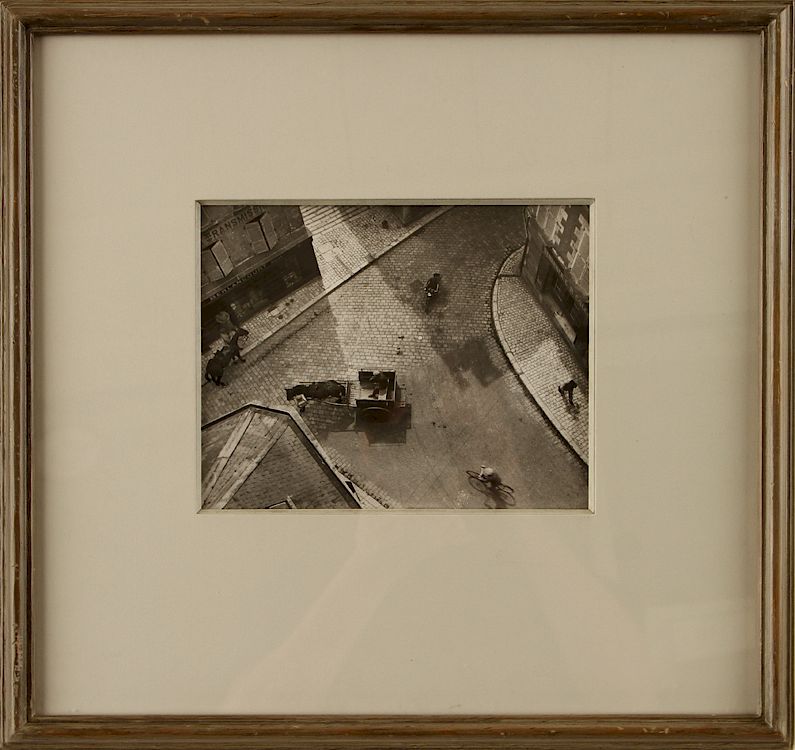 Appraisal: ANDRE KERTESZ CARREFOUR SILVER GELATIN PRINT Andre Kertesz French American