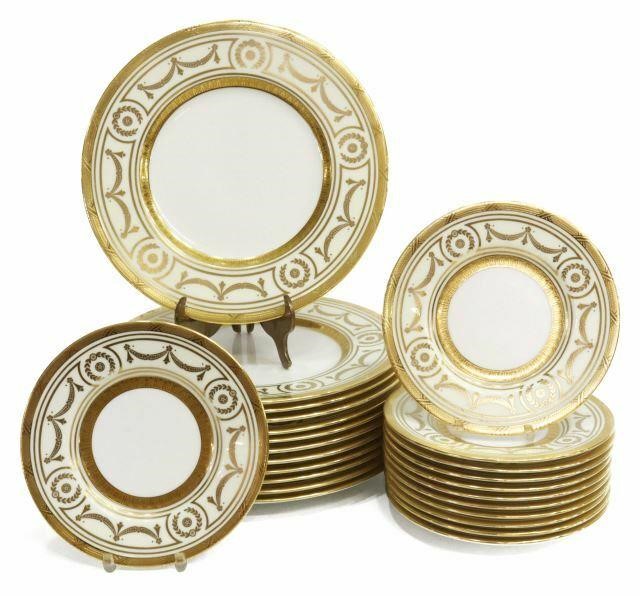 Appraisal: lot of English porcelain plates Minton retailed by Tiffany Co