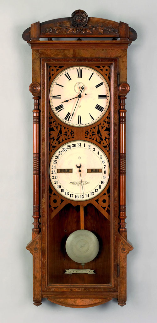 Appraisal: Seth Thomas office calendar clock ca h