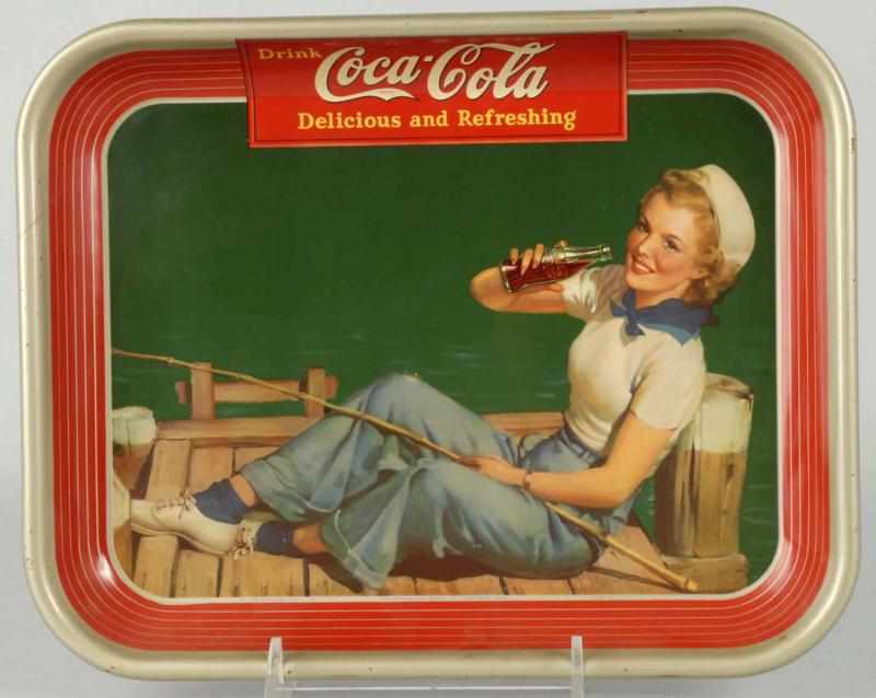 Appraisal: Coca-Cola Serving Tray Description Clean and bright with very few