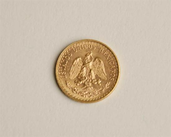 Appraisal: Mexico Two Pesos Gold