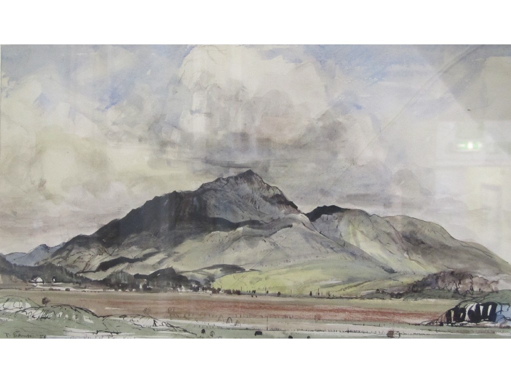 Appraisal: TOM H SHANKS Pen and wash with chalk 'Ben Rintoul