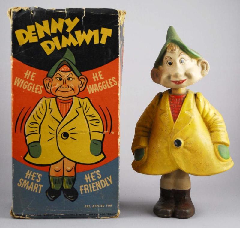 Appraisal: Composition Denny Dimwit Doll Description Circa s Made by Toy