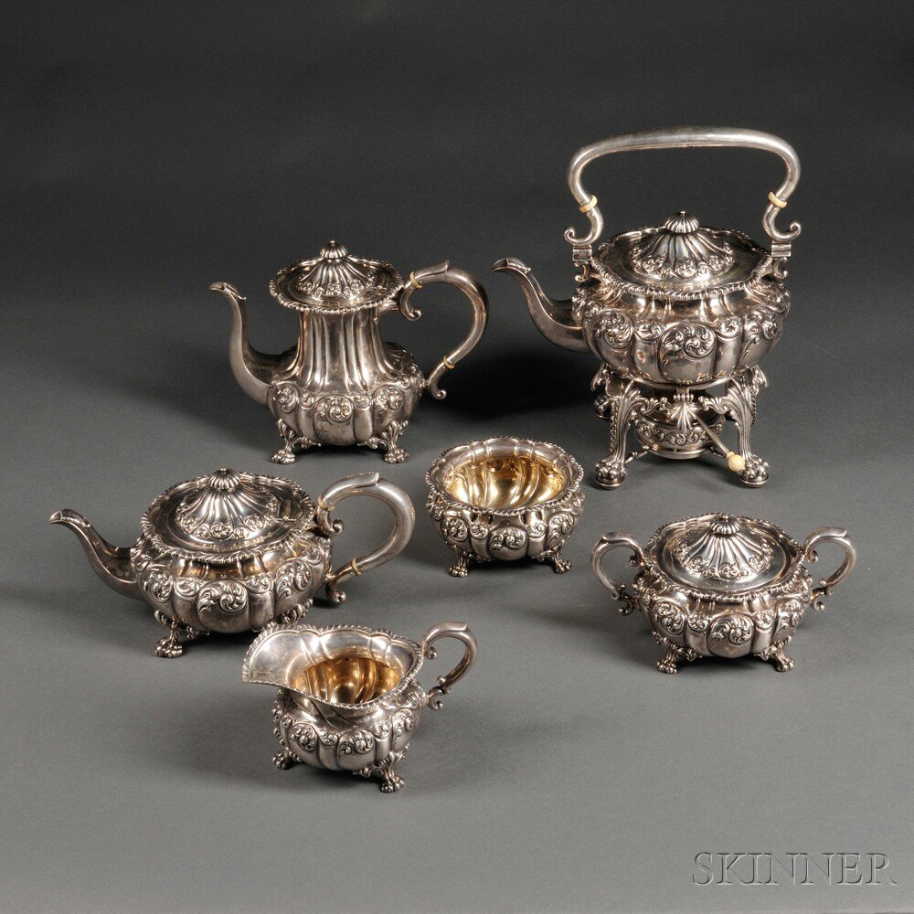 Appraisal: Six-piece Howard Co Sterling Silver Tea and Coffee Service New