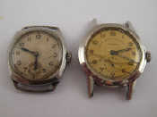 Appraisal: A mixed lot comprising a gent's steel wrist watch by