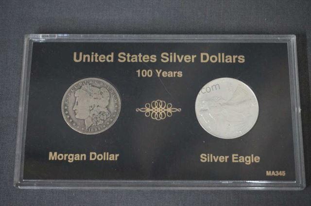 Appraisal: Includes a -O Morgan Silver Dollar in very good average