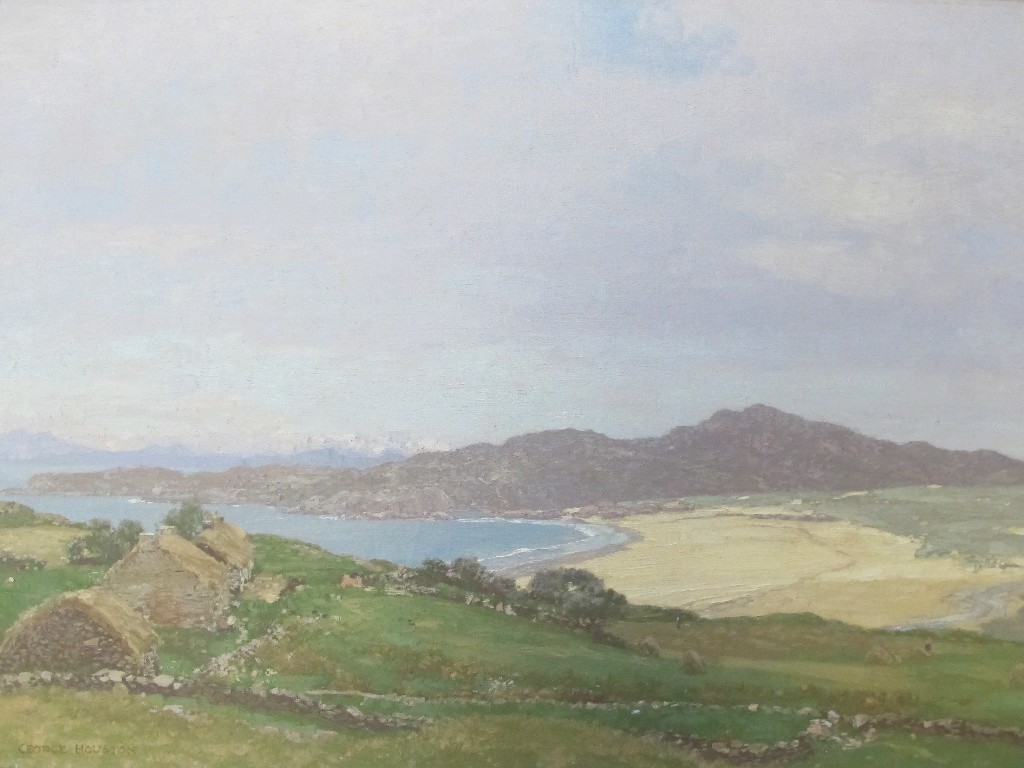 Appraisal: GEORGE HOUSTON RSA RSW RI - DRISHAIG Oil on canvas