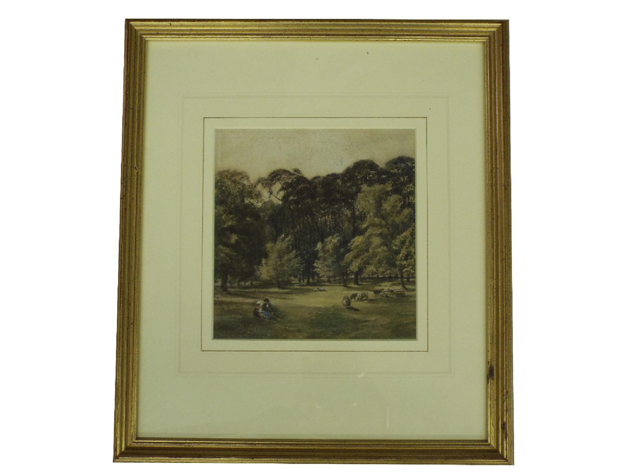 Appraisal: William Muller - - 'Near Shirehampton' signed also extensively signed