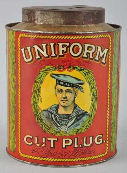 Appraisal: Uniform Cut Plug Tobacco Tin Description Image on both sides