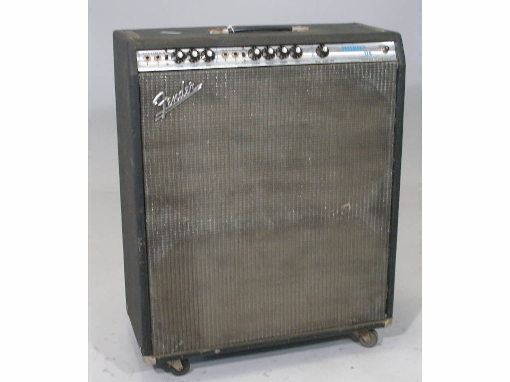 Appraisal: Fender Bassman Tube Amplifier serial A x speakers casters -