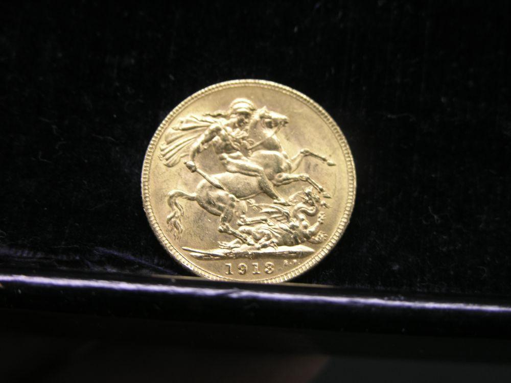 Appraisal: A gold sovereign -