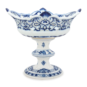 Appraisal: A Meissen Porcelain Centerpiece Height inches Property from the Estate