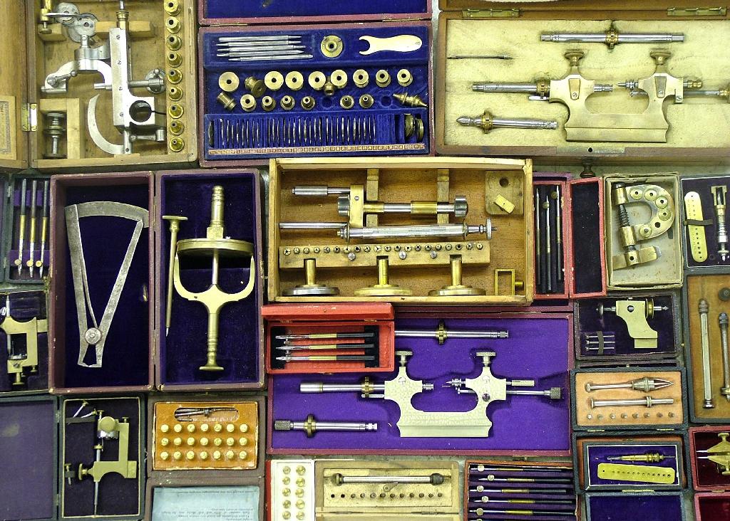 Appraisal: Large collection of watch and clock making tools from the