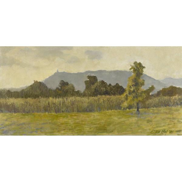 Appraisal: Ellen Hall Lambertville NJ th C Three untitled oil on