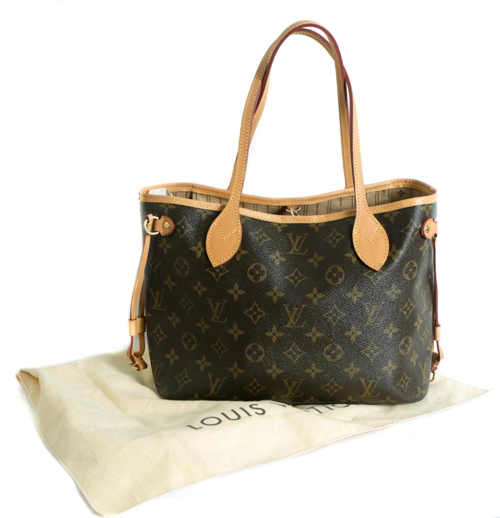 Appraisal: LOUIS VUITTON NEVERFULL PM TOTE MONOGRAM CANVASLouis Vuitton Neverfull PM