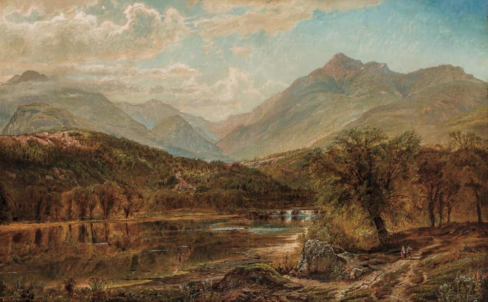 Appraisal: EDMUND DARCH LEWIS American - White Mountains from the Androscoggin