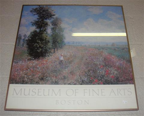 Appraisal: TWO POSTERS FROM THE MUSEUM OF FINE ARTS BOSTON Poster