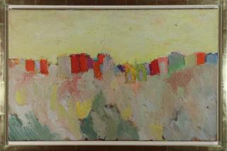 Appraisal: Painting Charle Holman Charle Holman American th Century Abstraction oil