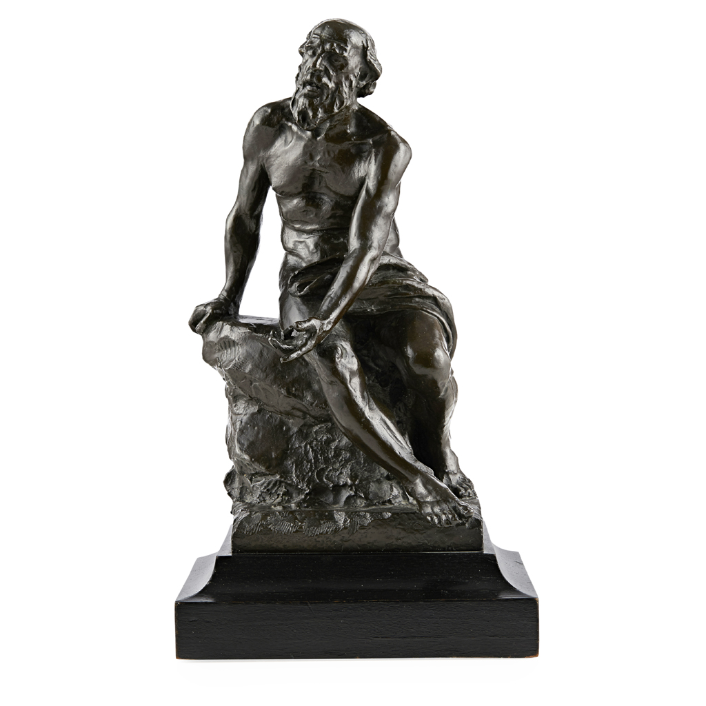 Appraisal: WILLIAM BIRNIE RHIND R S A SCOTTISH - BRONZE FIGURE