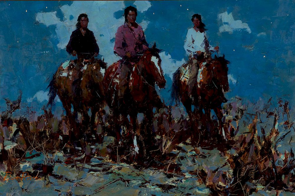 Appraisal: Burt Procter - Night Riders Exclusive on Bidsquare Burt Procter