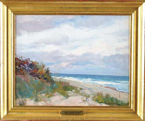 Appraisal: EMILE ALBERT GRUPPE American - JENSEN BEACH FLORIDA Oil on