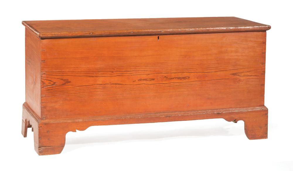 Appraisal: American Federal Pine Dowry Chest late th c - By