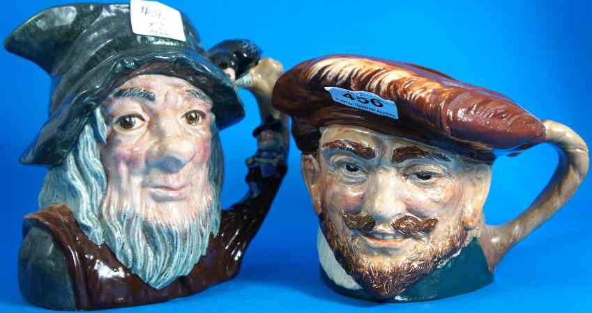 Appraisal: Royal Doulton Large Character Jugs Rip Van Winkle D and