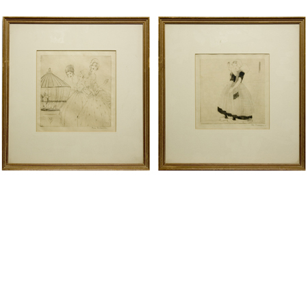 Appraisal: Rie Cramer IMAGES OF WOMEN Two etchings Estimate -