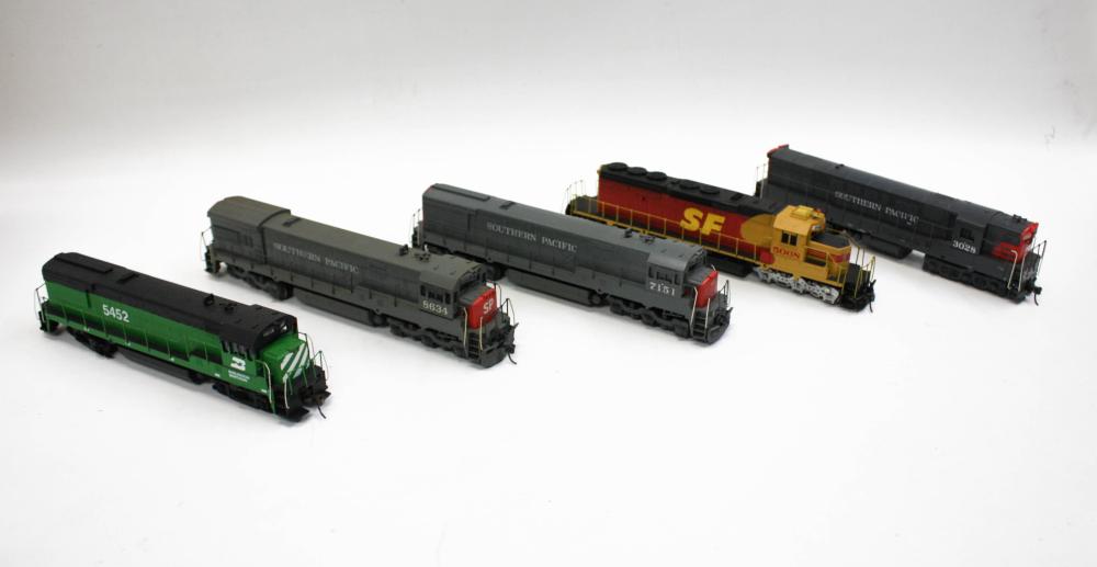 Appraisal: FIFTEEN ATHERN HO GAUGE TRAIN ENGINES including engine numbers and