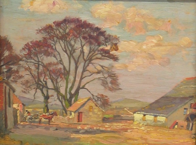 Appraisal: J G Withycombe Blashenwell Farm oil on board inscribed verso