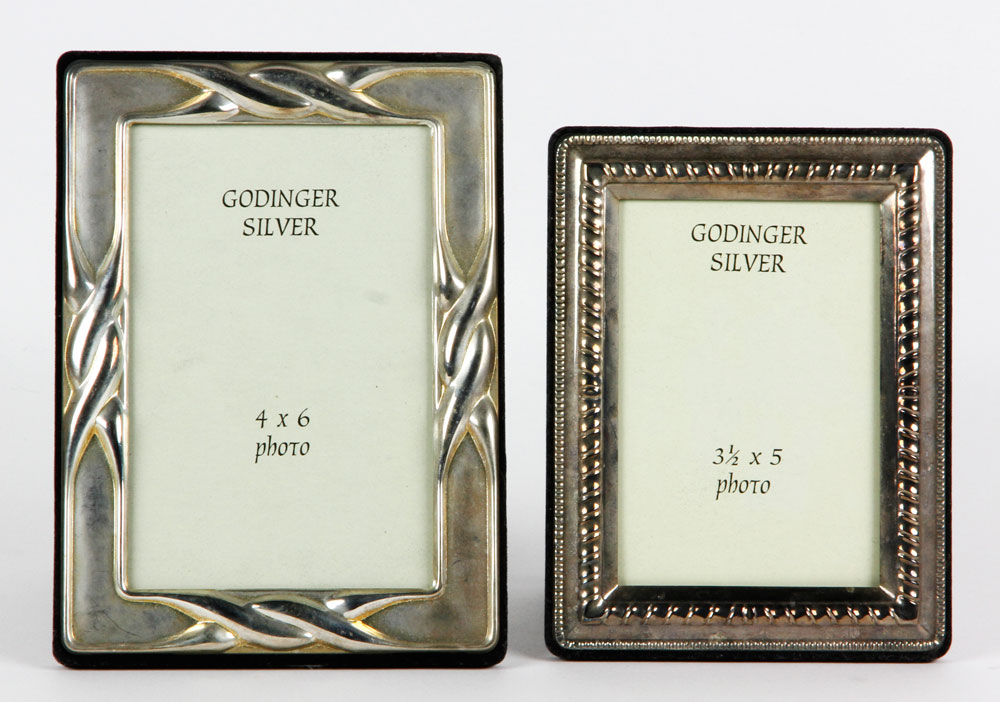 Appraisal: - Lot of Two Godinger Sterling Frames Lot of two