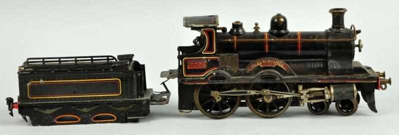 Appraisal: Bing Live Steam Black Prince Locomotive Tender Description German Gauge