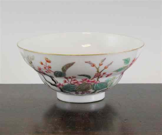 Appraisal: A Chinese famille rose bowl Daoguang mark and of the