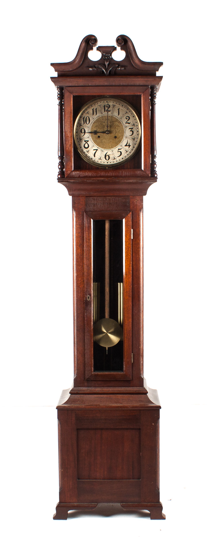 Appraisal: Colonial Revival mahogany tall-case clock New Haven late th-early th