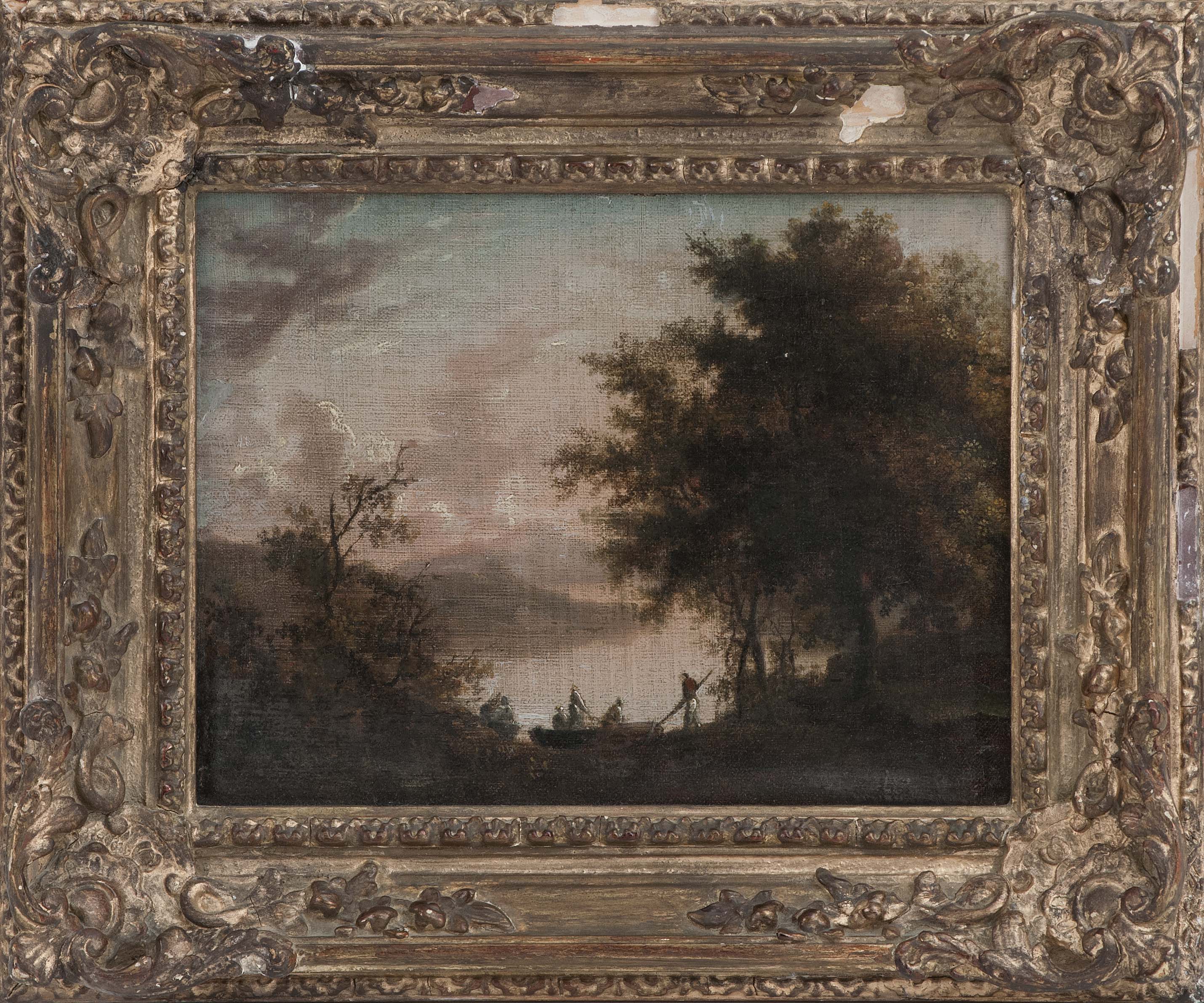 Appraisal: AFTER JEAN-BAPTISTE CAMILLE COROTFrench th CenturyBoaters at the shore of