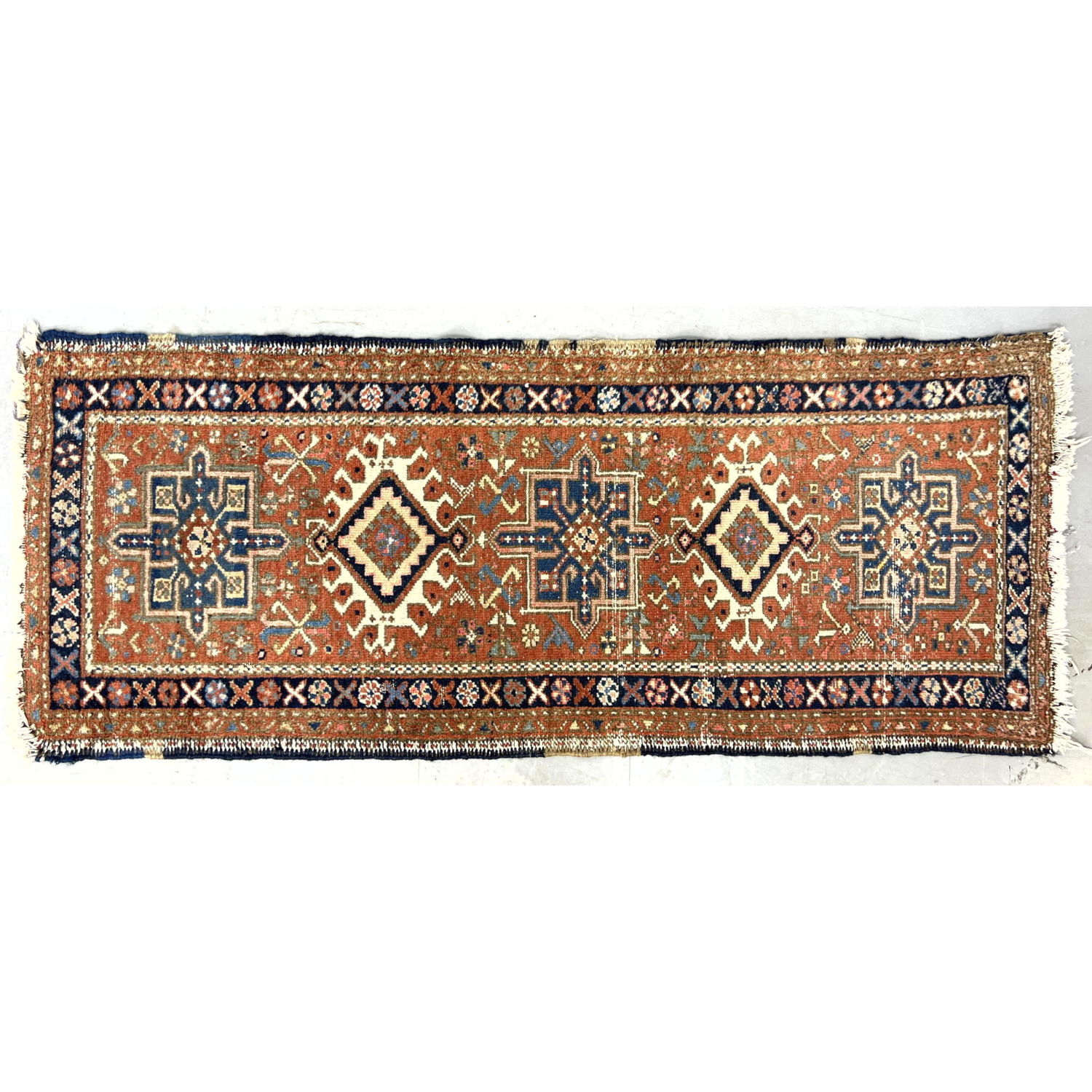 Appraisal: ' x ' Handmade Oriental Carpet Rug Salmon background ---