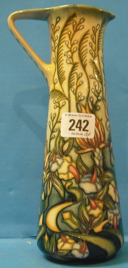 Appraisal: Moorcroft Jug decorated with Flowers dated height cm