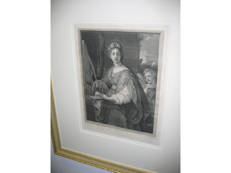 Appraisal: WILLIAM SHARP BRITISH ST CECELIA engraving after the painting by